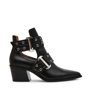 giustine black leather
