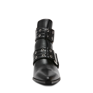 giustine black leather
