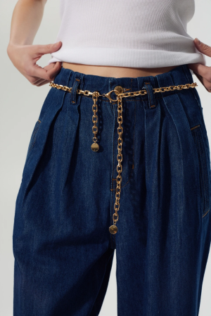 dark blue denim