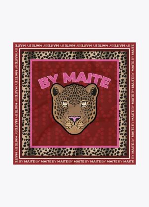Foulard « tiger face by Maite  Rojo-Marron