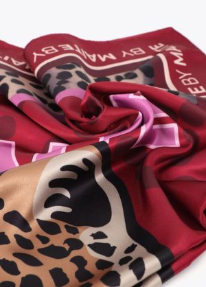 Foulard « tiger face by Maite  Rojo-Marron