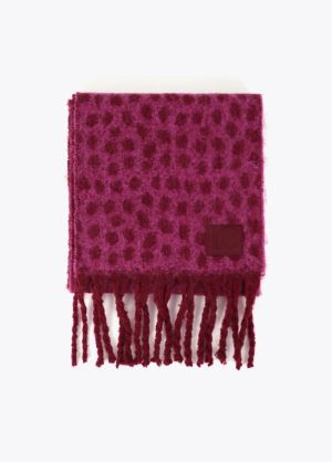 Écharpe réversible animal prin ROSA LILA